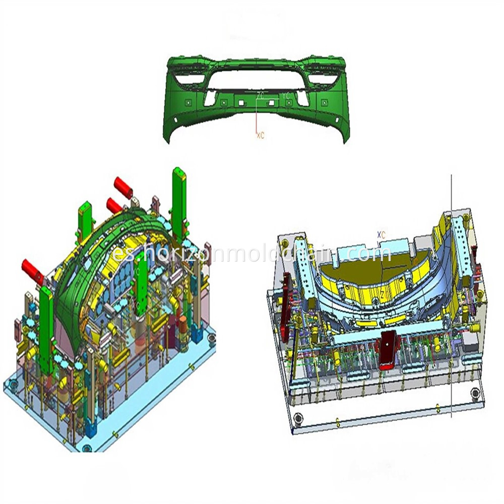 Large mold for car bumper 2